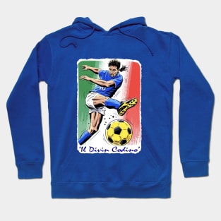 Football Legends - Italy - Roberto Baggio - IL DIVIN CODINO (The Divine Hoodie